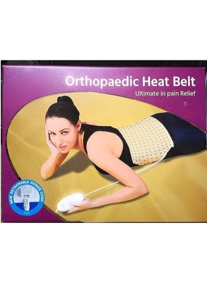 Electric Heating Belt for Orthopedic Support – Adjustable Temperature Controller – Pain Relief for Back, Neck, Shoulders & Knees - Image 1