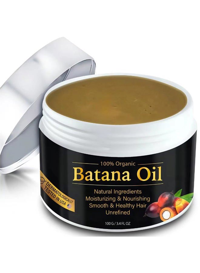 WHITE GAINS Batana Oil Hair Cream - 100% Natural Batana Oil to Prevent Hair Loss, Eliminate Split Ends, Repair Damaged Hair - Organic Hair Growth Serum for Men & Women, Thick Hair Growth from Honduras - Image 1