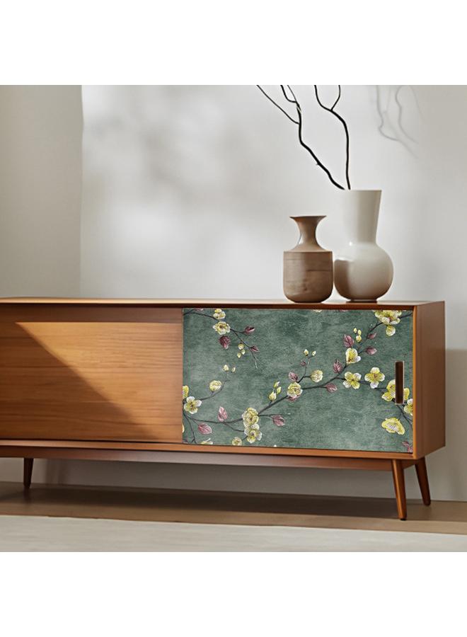 Bluejw Wallpaper Self-adhesive Bedroom Waterproof American Country Green Bedroom Living Room Emerald Background Wall Wallpaper Wood Grain Sticker - Image 4