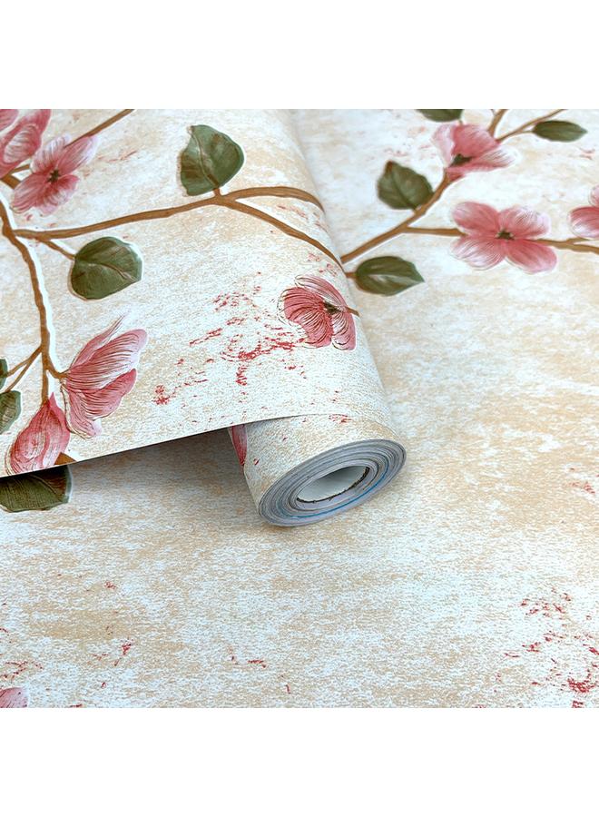 Bluejw Wallpaper Self-adhesive Bedroom Waterproof American Country Green Bedroom Living Room Emerald Background Wall Wallpaper Wood Grain Sticker - Image 1