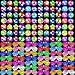 UZLU 100 Pcs LED Light Up Party Favors Bulk Glow in the Dark Glasses Rings 10 Color LED Glow Glasses Neon Sunglasses 6 Style Finger Lights Flashing Ring for Birthday Wedding Neon Party Decor - Image 2