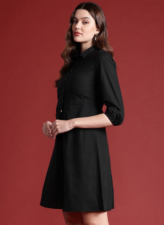 Baizee فستان A-Line قطن بكل تفاصيلك - Image 4