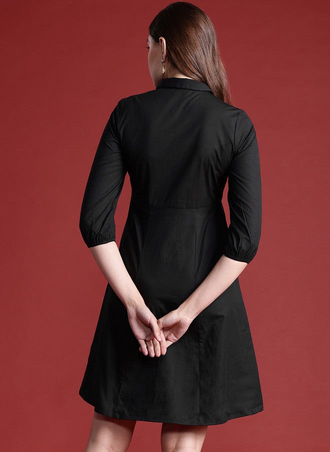 Baizee فستان A-Line قطن بكل تفاصيلك - Image 5