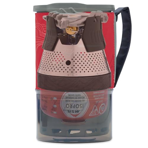MSR WindBurner Personal Windproof Camping and Backpacking Stove System, Red - Image 2