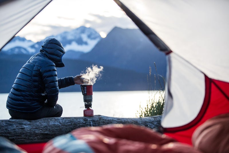 MSR WindBurner Personal Windproof Camping and Backpacking Stove System, Red - Image 5