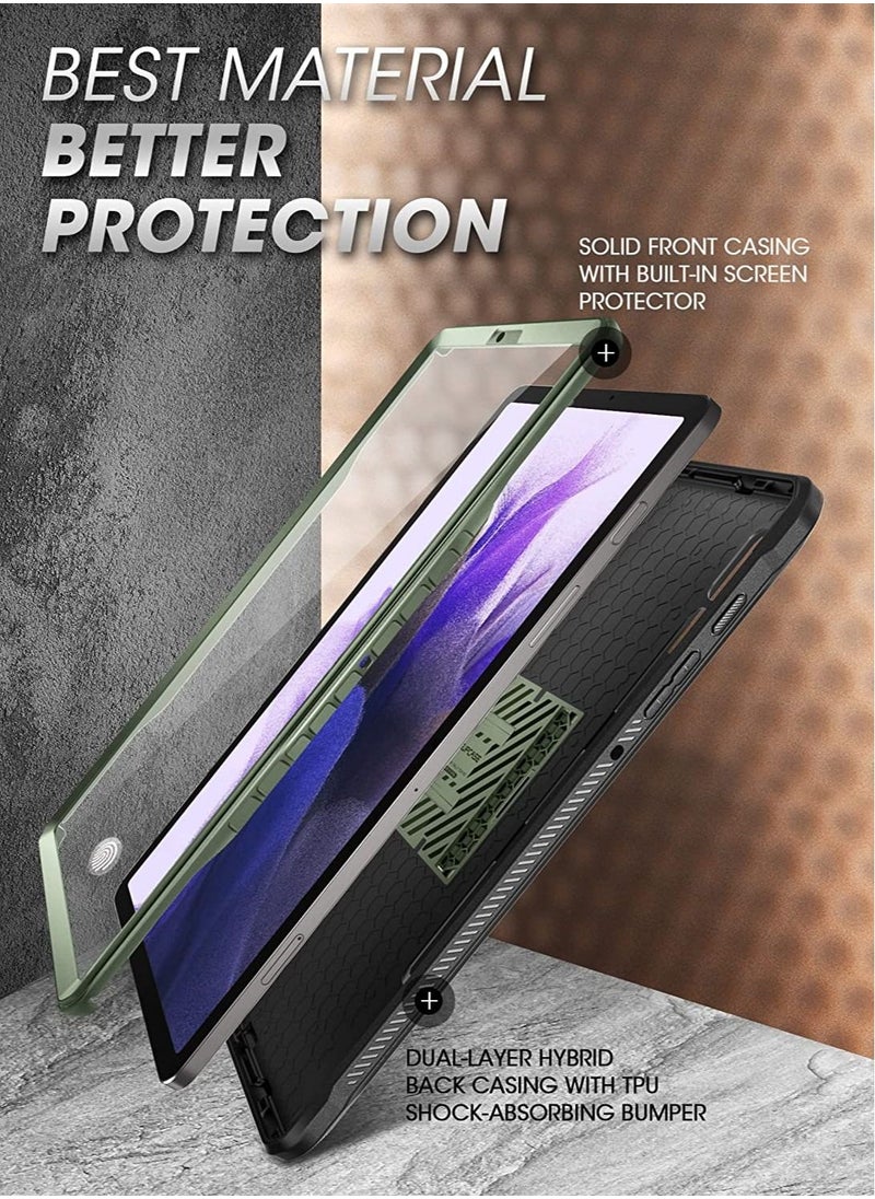 Unicorn Beetle Pro Series Case for Samsung Galaxy Tab S7 FE 12.4 Inch (2021), Full-Body Rugged Heavy Duty Case with Built-in Screen Protector & S Pen Holder (Guldan)