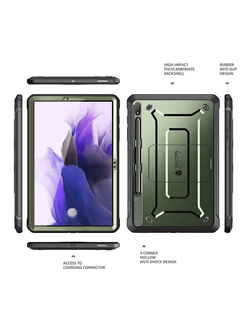 Unicorn Beetle Pro Series Case for Samsung Galaxy Tab S7 FE 12.4 Inch (2021), Full-Body Rugged Heavy Duty Case with Built-in Screen Protector & S Pen Holder (Guldan)