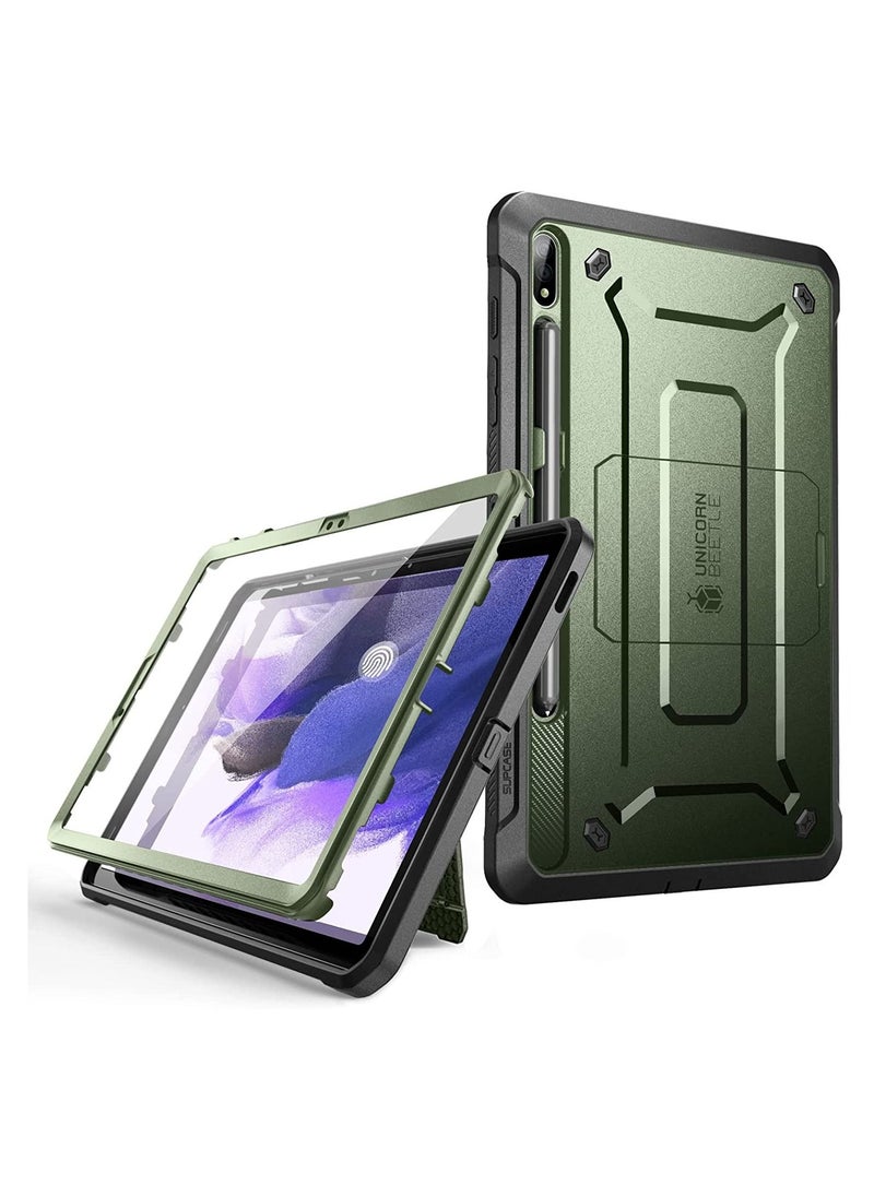 Unicorn Beetle Pro Series Case for Samsung Galaxy Tab S7 FE 12.4 Inch (2021), Full-Body Rugged Heavy Duty Case with Built-in Screen Protector & S Pen Holder (Guldan)