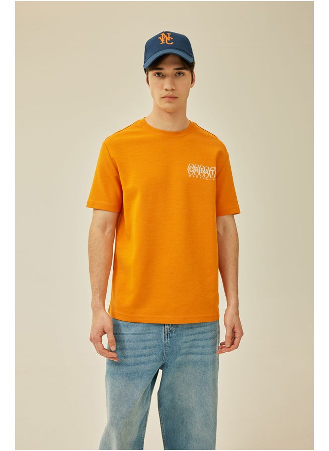 DeFacto - Man Regular Fit Crew Neck Short Sleeve Knitted T-Shirt - Image 1