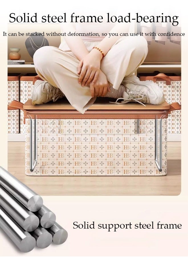 3 Pcs Wardrobe Clothes Organizer,Multifunctional Foldable Storage Box，With Handles, Wear Resistant And Easy To Clean，Moisture And Dust Prevention，Not Easily Deformed，For Storing Shirts, Sweaters, T Shirts, Jeans, 40*25*20cm