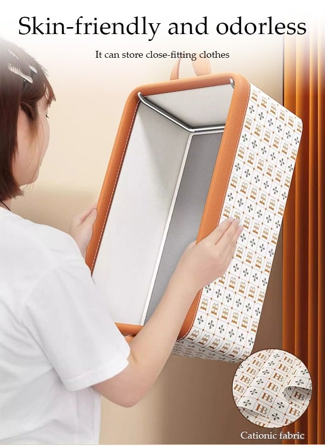 3 Pcs Wardrobe Clothes Organizer,Multifunctional Foldable Storage Box，With Handles, Wear Resistant And Easy To Clean，Moisture And Dust Prevention，Not Easily Deformed，For Storing Shirts, Sweaters, T Shirts, Jeans, 40*25*20cm