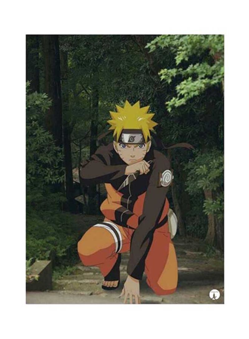 RKN Anime Naruto Metal Plate Poster Multicolour 15x20centimeter