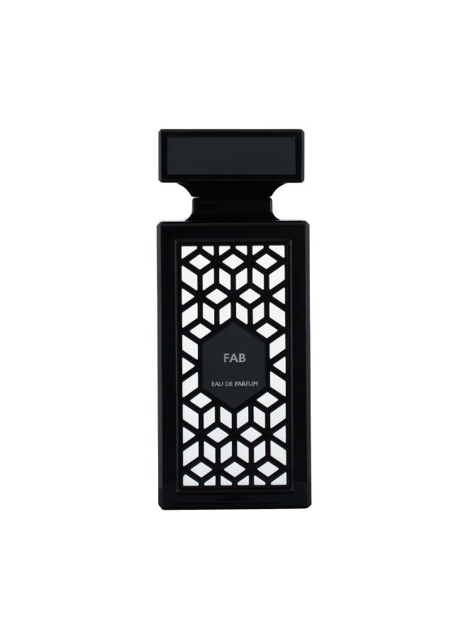 FLAVIA عطر فلافيا فاب الأسود الفاخر للرجال والنساء 90 مل | عطور للرجال والنساء | عطور فاخرة تدوم طويلاً له ولها | رائحة جلدية مع لافندر، لوز مر و جلد مدخن - Image 1