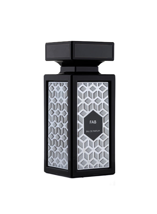 FLAVIA عطر فلافيا فاب الأسود الفاخر للرجال والنساء 90 مل | عطور للرجال والنساء | عطور فاخرة تدوم طويلاً له ولها | رائحة جلدية مع لافندر، لوز مر و جلد مدخن - Image 2