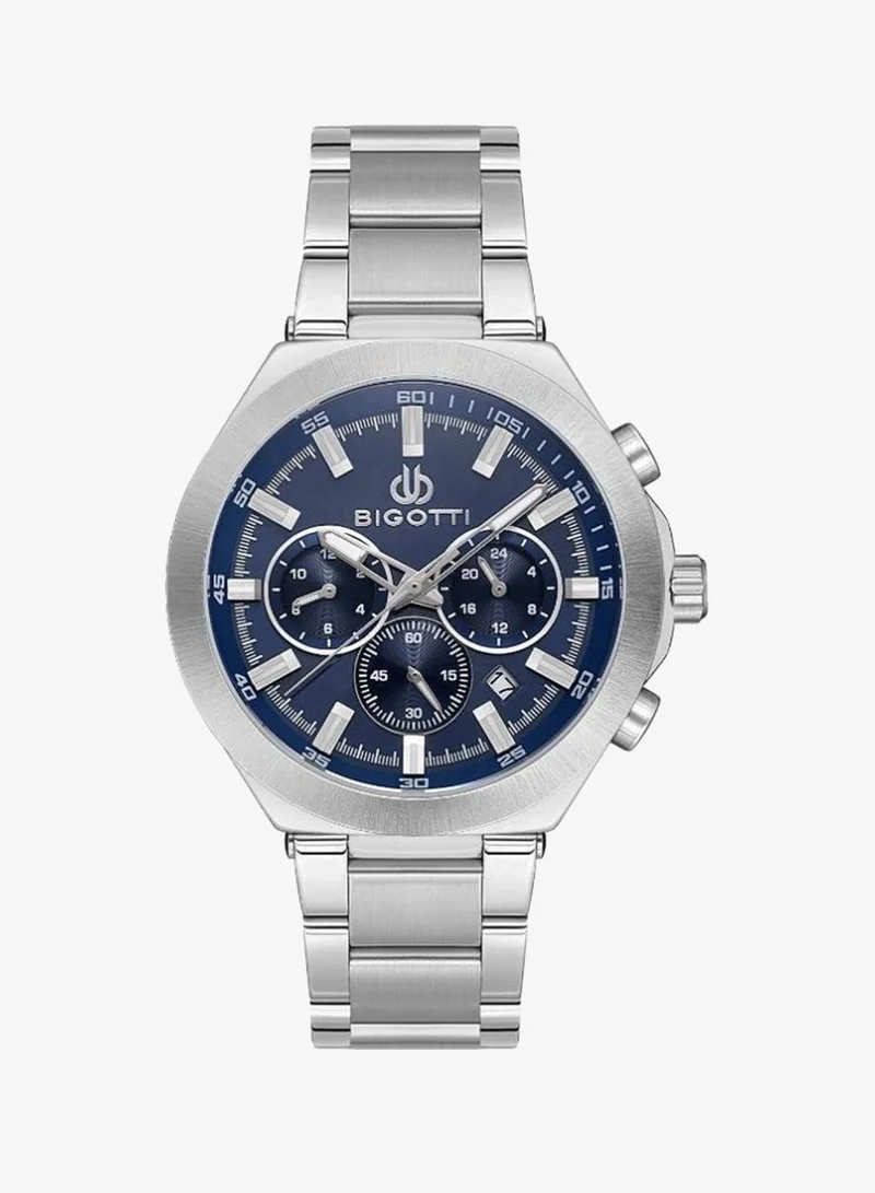BIGOTTI Bigotti - Raffinato Men Watch | Stainless SteelBrass Case | Analog | Round Dial | Mineral Glass | Japanese Quartz | Water Resistant 50 Meters