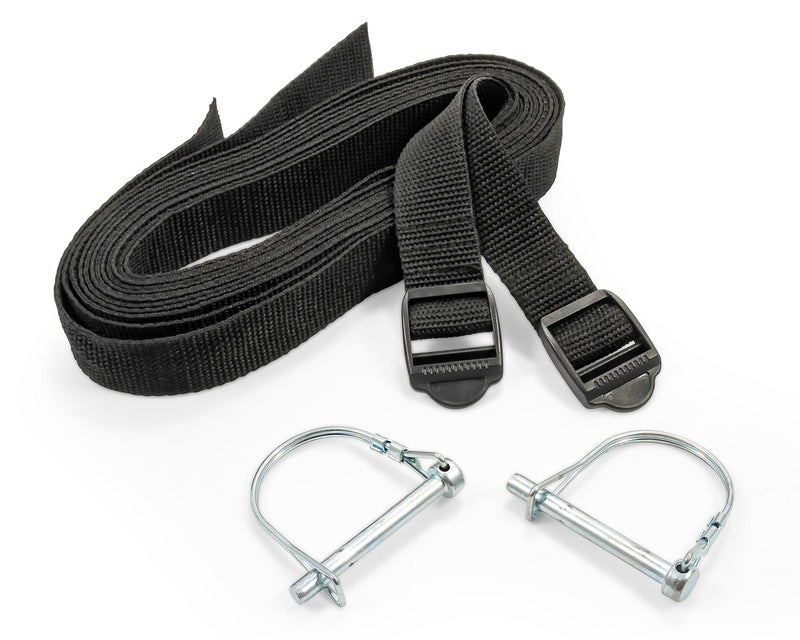 Camco حامل دراجات كامكو المثبت على سلم RV - يحمل بسهولة دراجتين ويطوى للتخزين المريح في RV - سعة وزن قصوى تبلغ 60 رطل - مصمم من الفولاذ الثقيل (51492) - Image 2