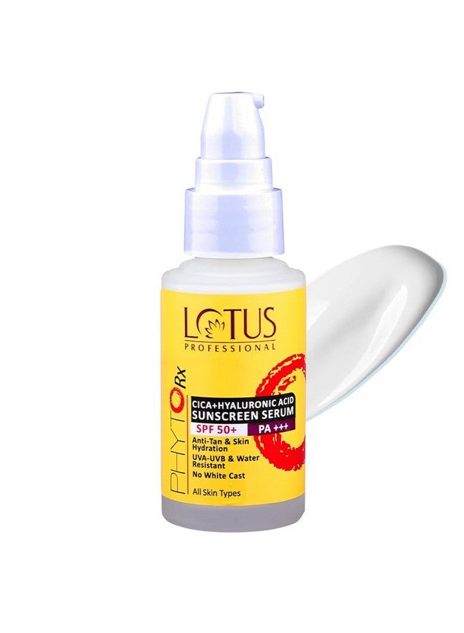 Lotus Lotus Professional Cica + Hyaluronic Acid SPF 50 PA+++ Sunscreen Serum For Broad Spectrum, UVA, UVB & Blue Light Protection For All Skin Types - 30ml  - Image 1