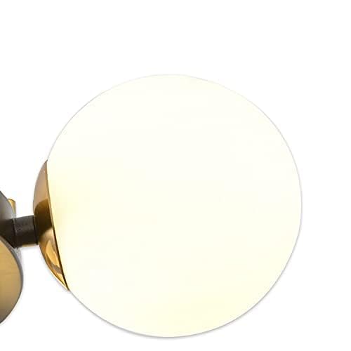 kinis Golden Cutting Gola Three Globe Decorative Hanging Lamp/Pendant Lamp/Ceiling Light to Décor Home/Living Room/Bedroom/Office/Dining/Cafe/Restaurants (with Bulb) - Image 4