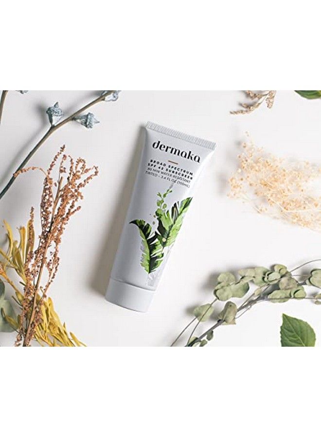Dermaka Sunscreen Broadspectrum Spf 42 Water Resistant For 80 Minutes All Natural Plant And Mineral Based Sun Protection Aids In Healing Protecting & Has A Light Tint Aloe Vera Base - Image 5
