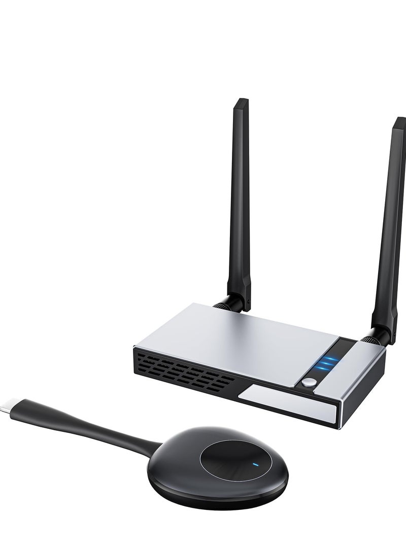 Wireless HDMI Transmitter and Receiver Extender Kit - 1080P@60Hz, Transmit Video and Audio up to 165Ft/50M from Camera, Smartphone, PS3/4, PC to TV/Monitor/Projector. - Image 1