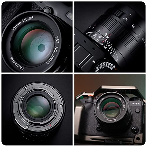 7artisans 35mm f0.95 Large Aperture APS-C Mirrorless Cameras Lens Compact for Nikon Z6 Z7 Z50 - Image 4