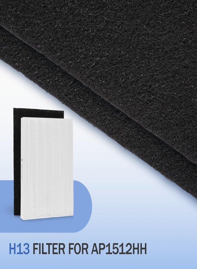 LBLVBNEWD AP-1512HH Filter Replacement Compatible with Coway AP1512 Air Purifier& Airmega 200M Air Purifier, Replacement Filter, 1 True Air Filter and 2 Carbon Pre-Filters - Image 4