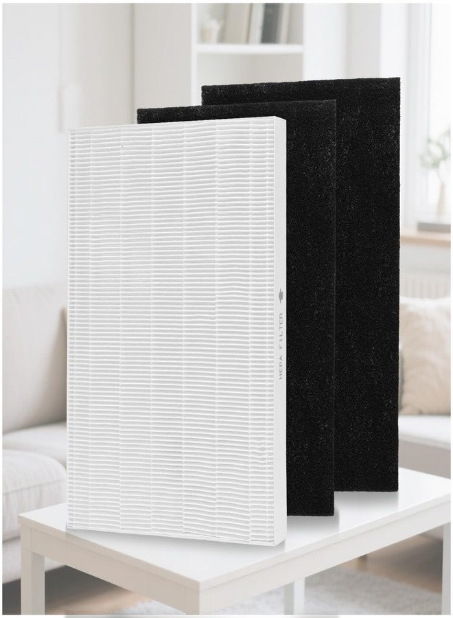 LBLVBNEWD AP-1512HH Filter Replacement Compatible with Coway AP1512 Air Purifier& Airmega 200M Air Purifier, Replacement Filter, 1 True Air Filter and 2 Carbon Pre-Filters - Image 1