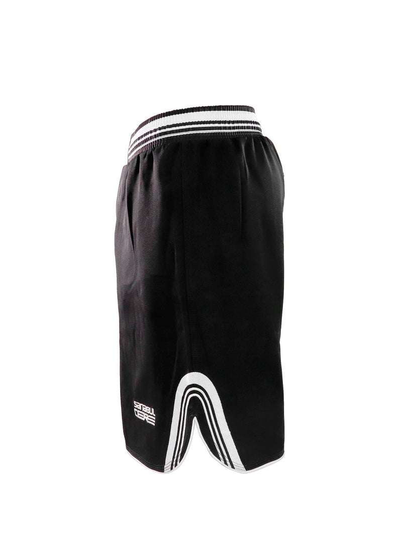 Sanabul  Sanabul Core MMA Shorts for Men  Boxing No Gi Jiu Jitsu Grappling BJJ Shorts BLACK / WHITE X-LARGE - Image 3
