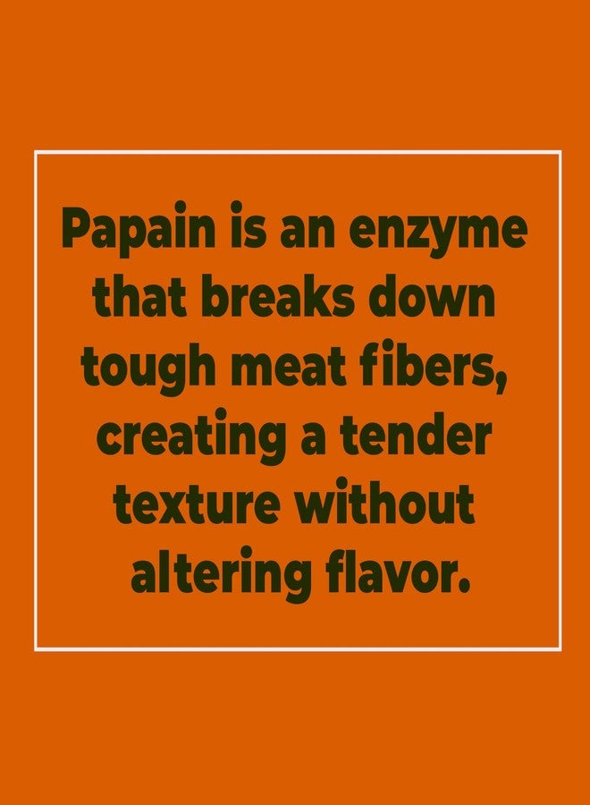 crait Papain Powder 35 TU/mg, Salt-Free Papain Meat Tenderizer Powder Derived from Papaya 4 Ounce - Image 3