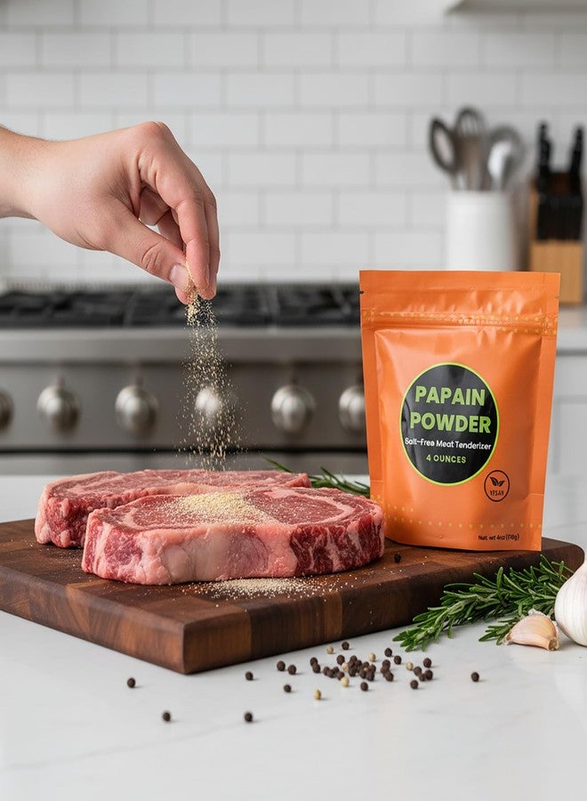 crait Papain Powder 35 TU/mg, Salt-Free Papain Meat Tenderizer Powder Derived from Papaya 4 Ounce - Image 4