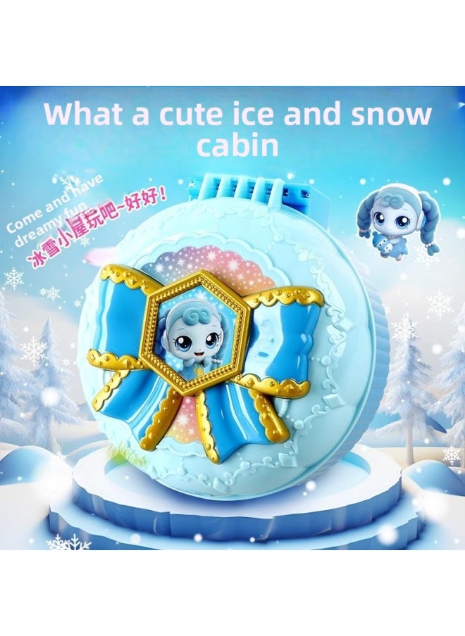 Generic - Wonderful Moe's Magic Key Good Moe's Ice And Snow Cabin Love Mengke Flower Treasure Box Year Gift-Color:[sweetheart To Magic Wand] Magic/game Dual Mode 4 Games + Electric Rotation + 7 Colors Of Sound And Light + Smart Sensor (4 Badges Free) - Image 1