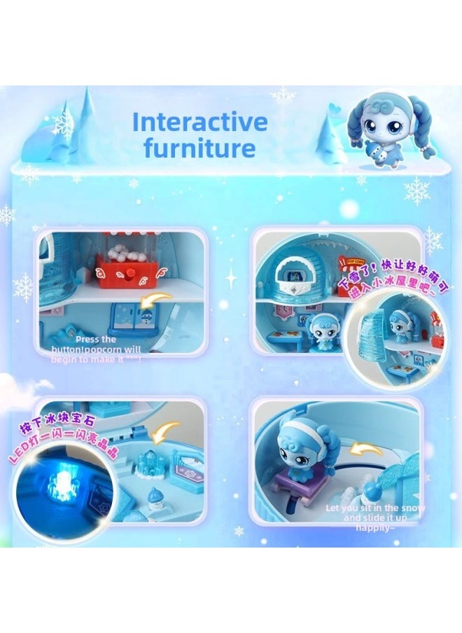 Generic - Wonderful Moe's Magic Key Good Moe's Ice And Snow Cabin Love Mengke Flower Treasure Box Year Gift-Color:[sweetheart To Magic Wand] Magic/game Dual Mode 4 Games + Electric Rotation + 7 Colors Of Sound And Light + Smart Sensor (4 Badges Free) - Image 1