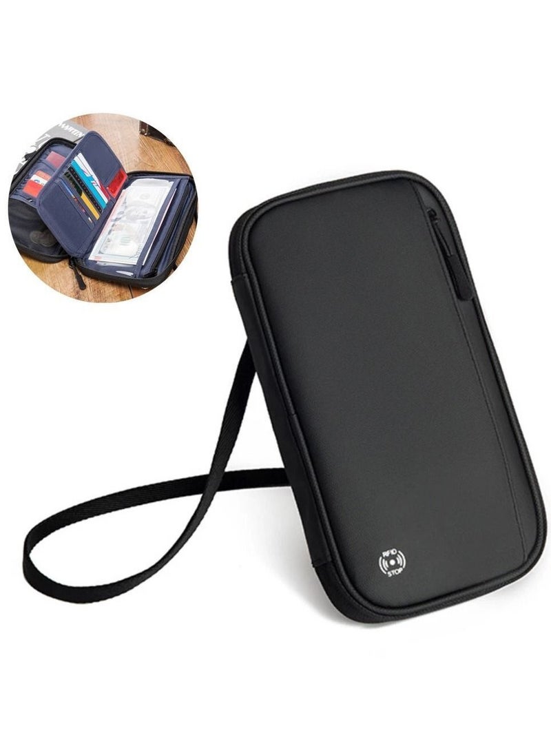 Generic - New Multi-function Travel Storage Card Bag, Portable Document Bag, Waterproof Multiple Card Slots, Passport Bag - Image 1