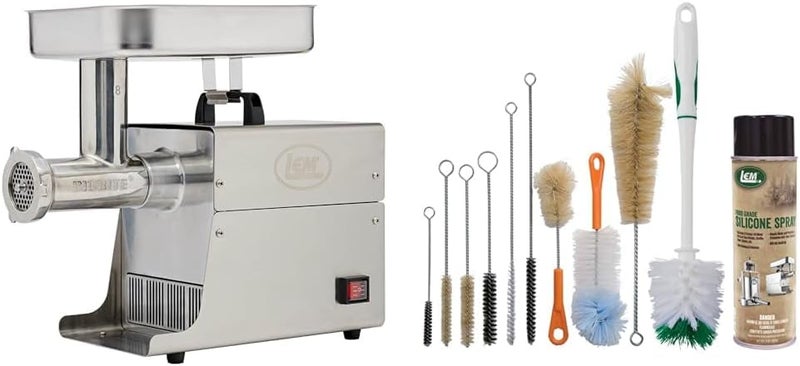 LEM Big Bite Meat Grinder 8  11pc Grinder Cleaning Kit - Image 1