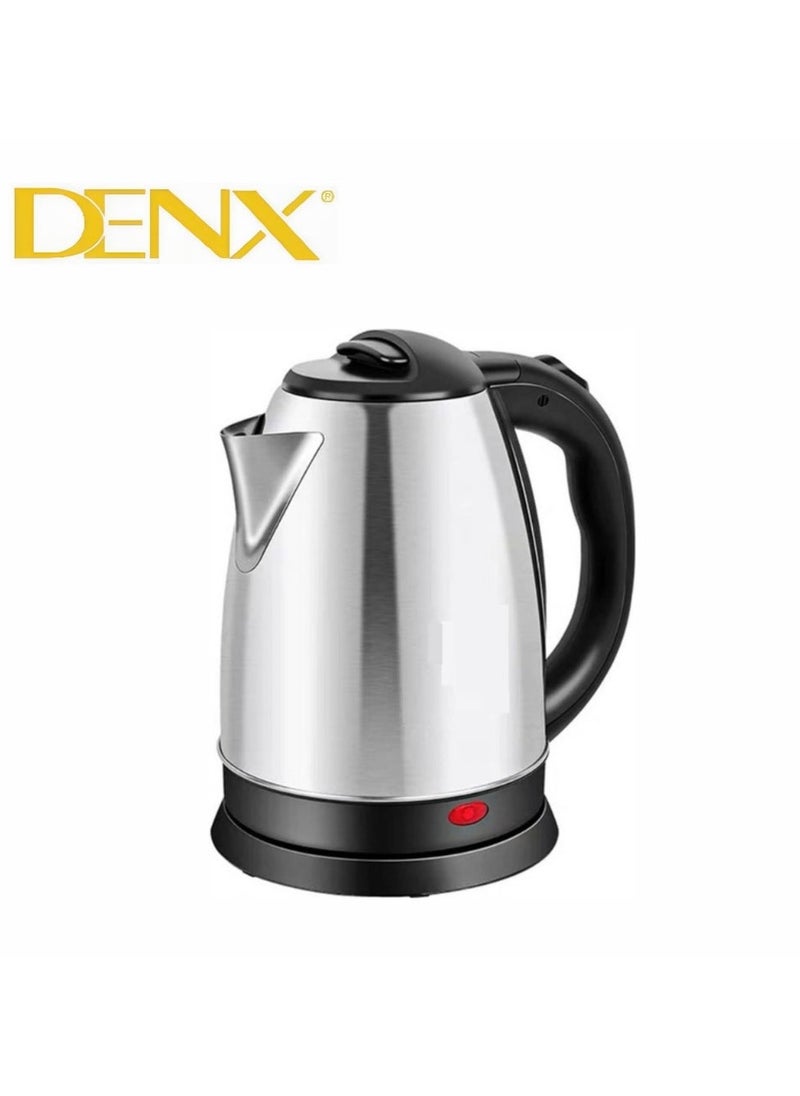 Denx Electric Kettle Capacity 1.8 Liters 1500 Watts Silver From - Image 5