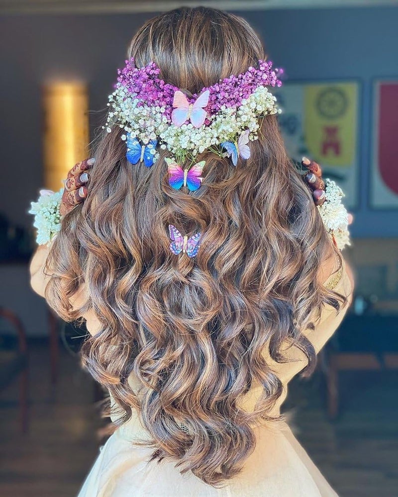 Blush Story Blush Story Baby BreathGypsy Dried Artificial Flower Sticks for Women Wedding Bridal Hair Accessories Gypsy Flower Sticks Artificial Flowers for Womens Wedding Bridal Home Decoration Green  - Image 5