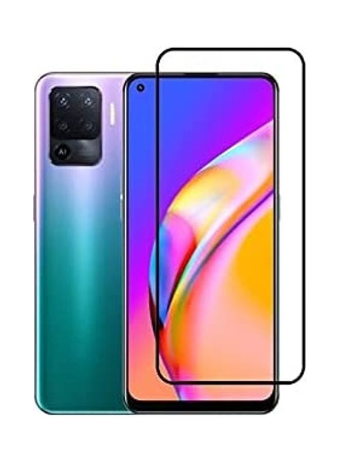 ICS 9H Screen Protector For Oppo A74 4G Black - Image 1