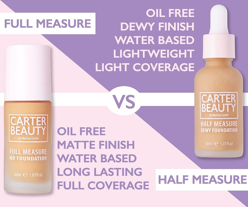 Carter Beauty Full Measure HD Foundation in CrÃ¨me Brulee - 30ml - Image 2