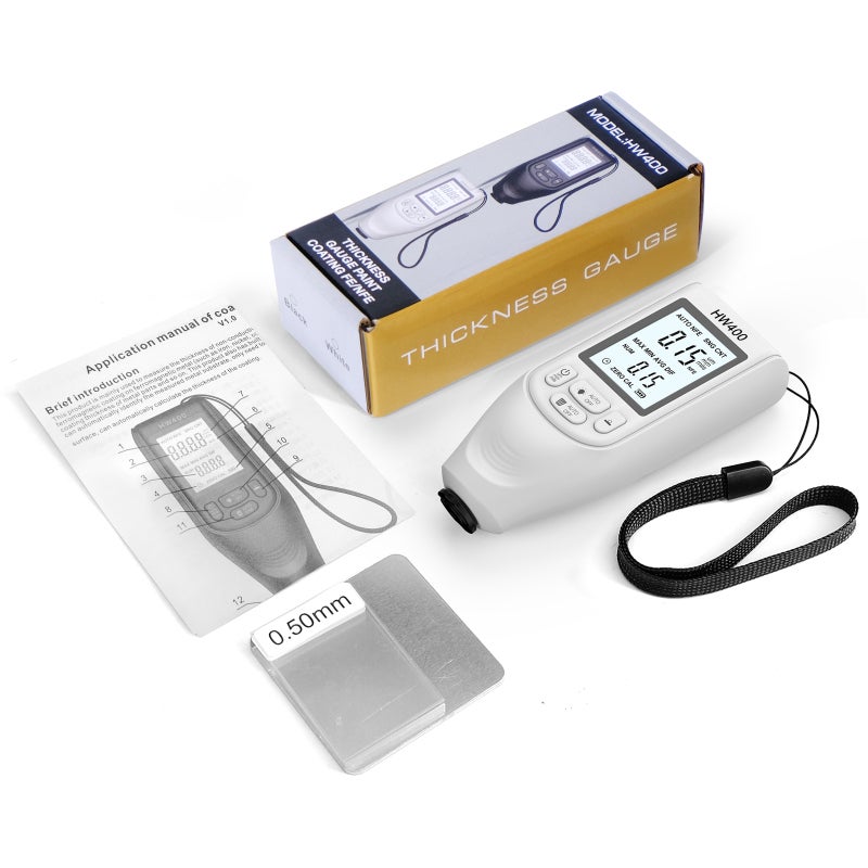 Paint Thickness Gauge: 0-2000um Range, 1um High-Precision Measurement - Smart Testing Capabilities, Durable Premium Build for Automotive Professionals, DIY Enthusiasts, Manufacturing Workshops - Image 3