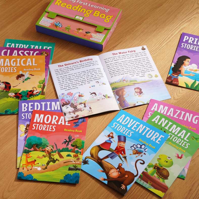 My First Learning Bag Of 10-Piece Reading Book