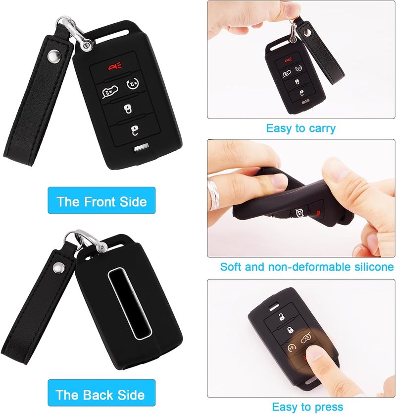 Koaudb Silicone Key Fob Cover for Jeep Models - Image 4