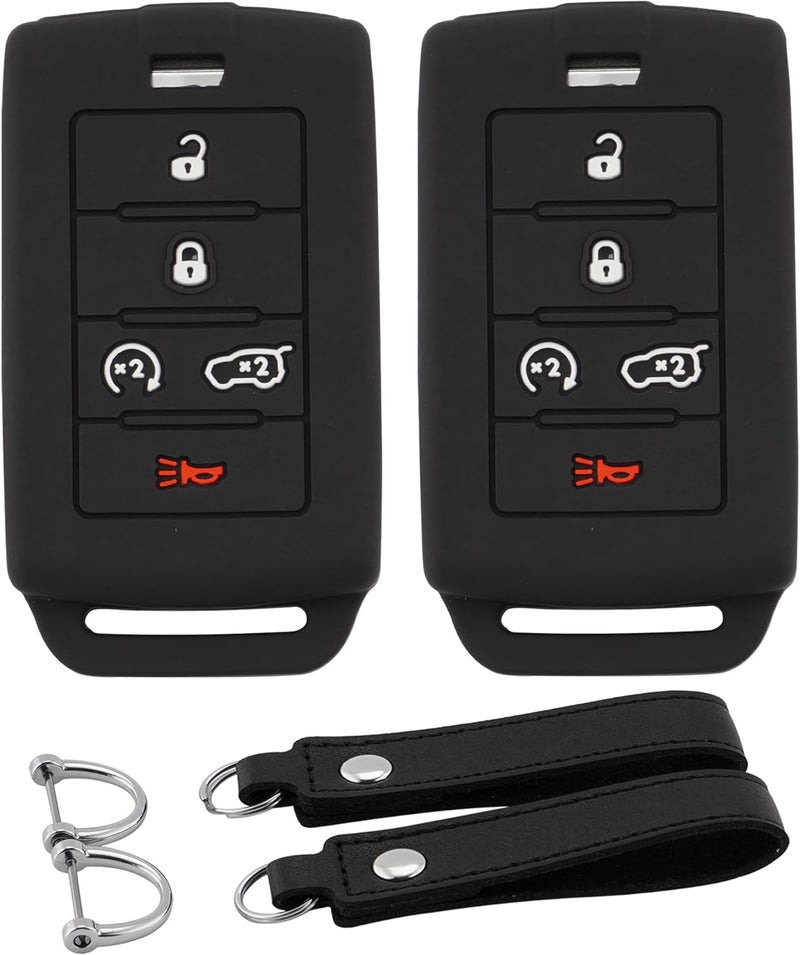 Koaudb Silicone Key Fob Cover for Jeep Models - Image 1