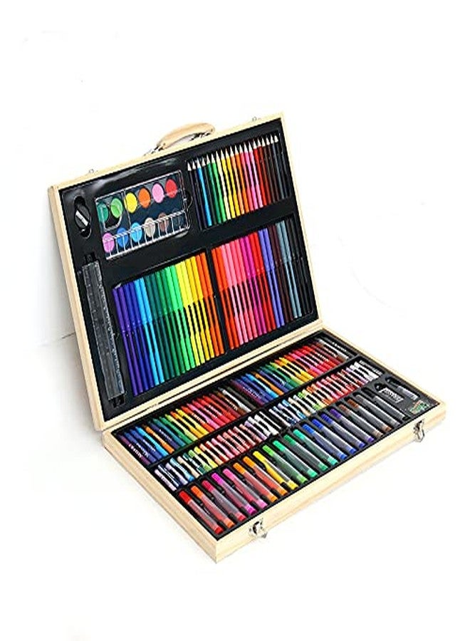 TONY STARK Art Supplies for Deluxe Kids Art Set for Drawing Painting and More with Portable Art Box, Coloring Supplies Art Kits Best Christmas Great Gift for Kids. (Wooden) - Image 1