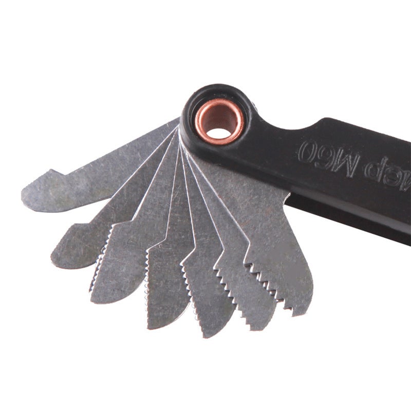 3 Box 60pcs Thread Measuring Gage Thread Gauge Screw Template Screw Gauge Screw Pitch Gage Measuring Tools Angle Measure (Metric System 60 Degree Black) - Image 2
