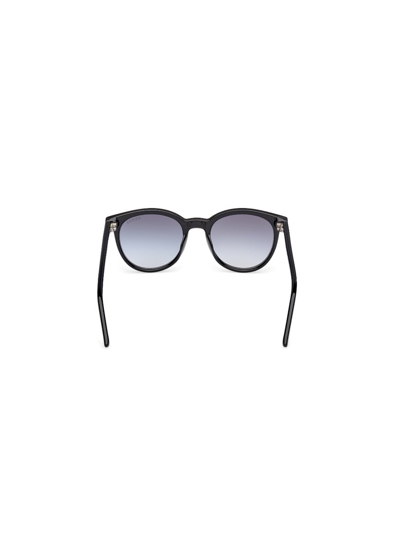 GUESS FULL RIM TEEN UNISEX ROUND BLACK INJECTED SUNGLASSES - Image 4