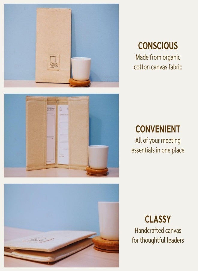 Journal Person Fast Focus Kit | Planners & Decision-Making Frameworks | 4 Tearable Notepads with Fabric Sleeve | Prioritize, Plan & Act Fast | For leaders - Image 5