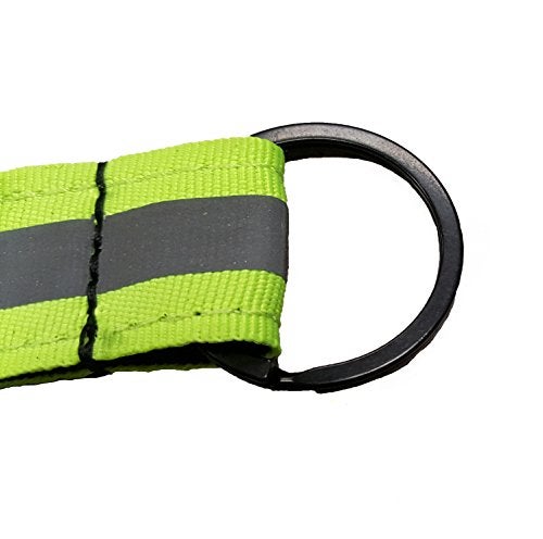 LINE2design Reflective Firefighter Turnout Key Ring - Fire Rescue Key Holder Strap with Heavy Duty Swivel Snap Hook - Green Reflective Design | Perfect Firefighter Gift - Image 4