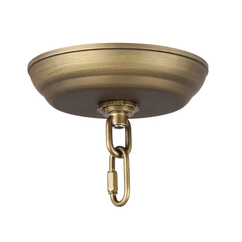 Giluta 5 Standard Light Canopy Kit with Maximum Fixture Weight of 40 Pounds Metal Ceiling Plate for Chandelier Pendant Lighting Flower Basket or DIY Projects Bronze