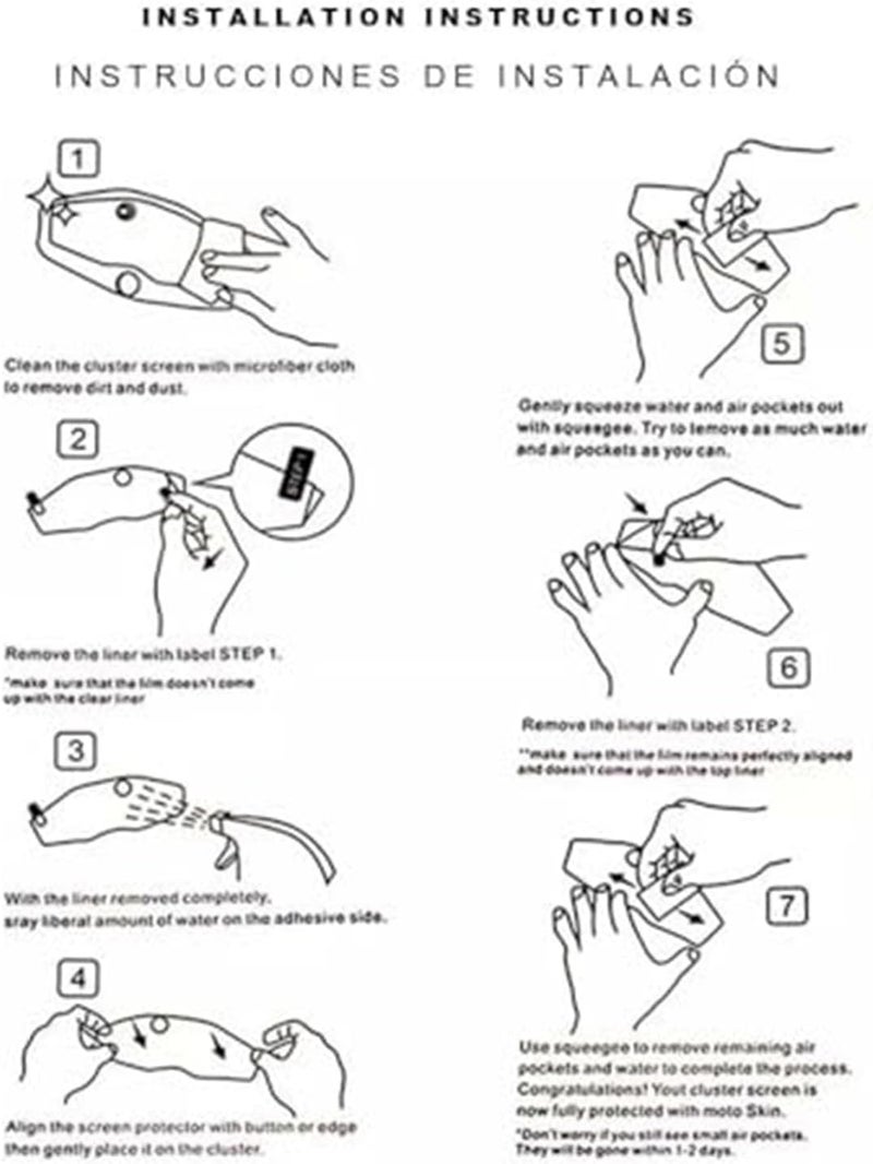 Vuzmode Motorcycle Scratch Cluster Screen Protector for ADV350 - Image 4
