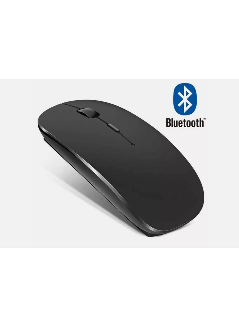 Qasul - Portable Silent Lighted Wireless Rechargeable Bluetooth Tablet Computer TV Compatible Mouse - Image 1